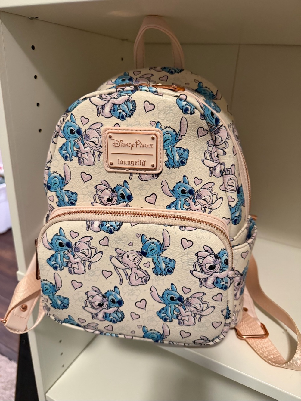 Stitch and Angel loungefly Mini Backpack